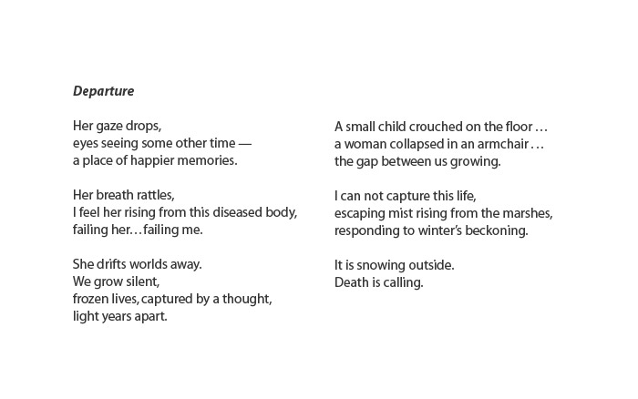 Autumn | Departure poem, 1992