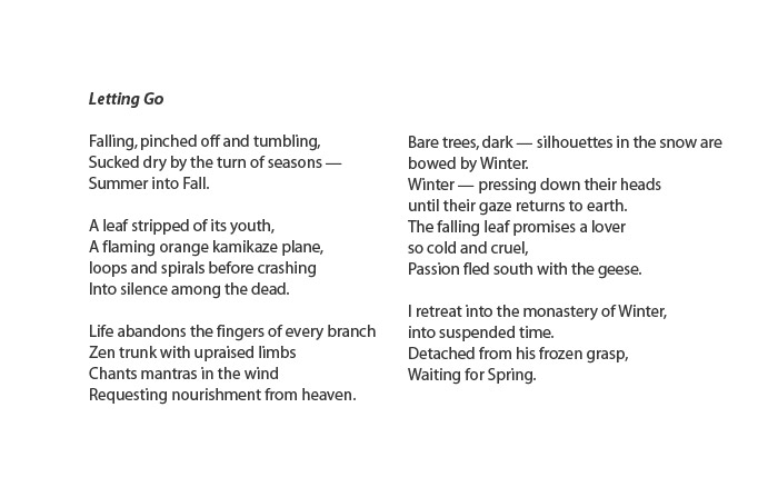 Winter | Letting poem, 1992